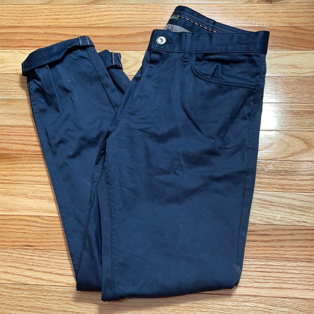 Mens Navy Blue Pants